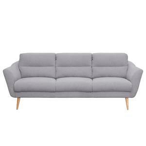 Sofa Lucinda I (3-Sitzer) Webstoff - Webstoff Hanabi: Hellgrau - Beige