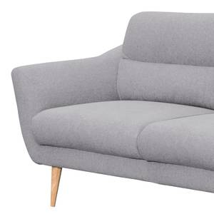 Sofa Lucinda I (3-Sitzer) Webstoff - Webstoff Hanabi: Hellgrau - Beige