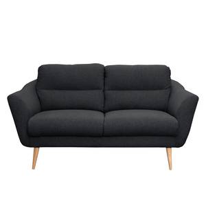 Sofa Lucinda I (2-Sitzer) Webstoff Hanabi: Anthrazit - Beige