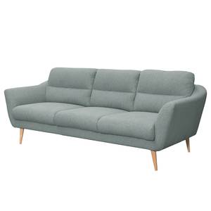 Sofa Lucinda I (3-Sitzer) Webstoff - Webstoff Hanabi: Stahlblau - Beige