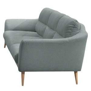 Sofa Lucinda I (3-Sitzer) Webstoff - Webstoff Hanabi: Stahlblau - Beige