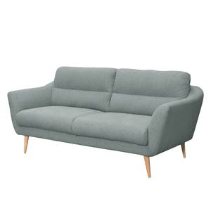 Sofa Lucinda I (2,5-Sitzer) Webstoff - Webstoff Hanabi: Stahlblau - Beige