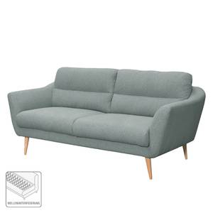 Sofa Lucinda I (2,5-Sitzer) Webstoff - Webstoff Hanabi: Stahlblau - Beige