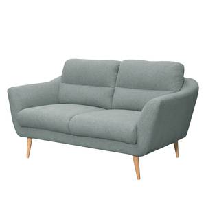 Sofa Lucinda I (2-Sitzer) Webstoff - Webstoff Hanabi: Stahlblau - Beige