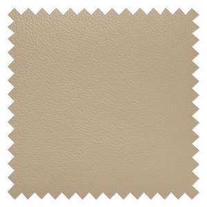 Hoekbank Burnside I Echt leer / kunstleer - Warm beige - Longchair vooraanzicht links - Zonder slaapfunctie