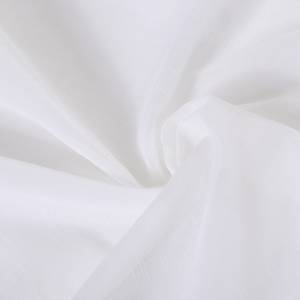 Rideau Lida Tissu - Blanc crème - Blanc crème
