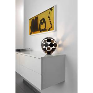 LED-Tischleuchte Belly Eisen - 1-flammig - Schwarz