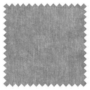 Repose-pieds capitonné Moreville I Microfibre - Gris clair