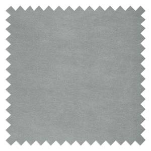 Repose-pieds capitonné Greenvale I Microfibre - Gris clair