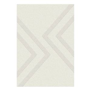 Tapis épais Trooz Fibres synthétiques - Crème / Blanc cassé - 160 x 230 cm