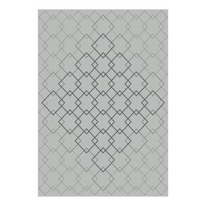 Kurzflorteppich Anthisnes Kunstfaser - Grau - 160 x 230 cm