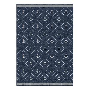 Tapis Kollund Fibres synthétiques - Bleu - 160 x 230 cm