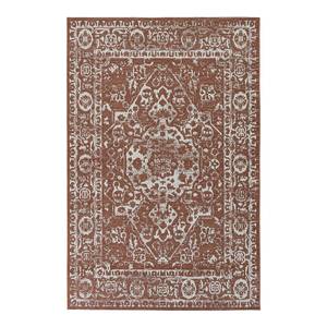 Tapis intérieur / extérieur Laguinho Fibres synthétiques - Marron chevreuil