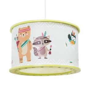 Hanglamp Little Indians I Kunststof/massief berkenhout - 1 lichtbron