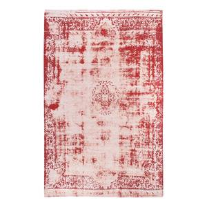 Tapis vintage Barock Tissu mélangé - Rouge / Crème - 160 x 230 cm