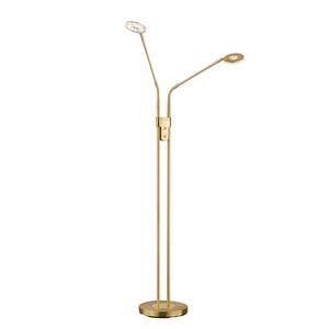 Lampadaire Michigan II Fer - 2 ampoules - Laiton