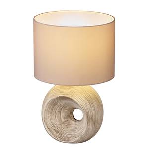 Tafellamp Tanta I textielmix/keramiek - 1 lichtbron