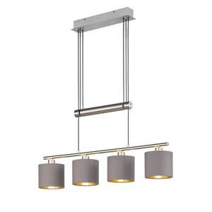 Hanglamp Garda textielmix/ijzer - 4 lichtbronnen