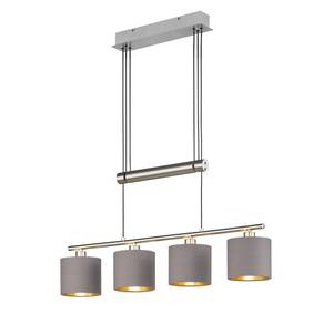 Suspension Garda Tissu mélangé / Fer - 4 ampoules