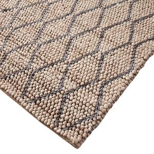 Tapis Maida Vale Tissu mélangé - Beige / Gris - 200 x 290 cm