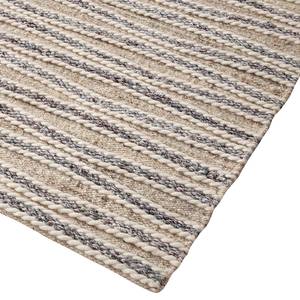 Tapis en laine El Jardin Tissu mélangé - Beige / Gris - 160 x 230 cm