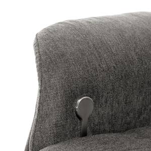 Relaxfauteuil Borsh I microvezel - Donkergrijs