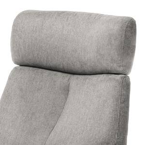 Fauteuil relax Borsh I Microfibre - Gris clair