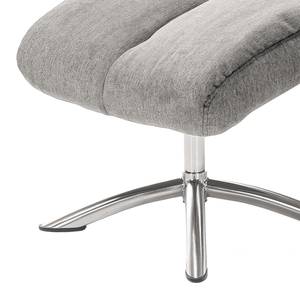 Fauteuil relax Borsh I Microfibre - Gris clair