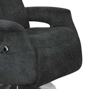 Fauteuil relax Dorfen I Microfibre - Anthracite