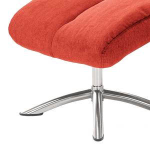 Fauteuil relax Borsh I Microfibre - Corail