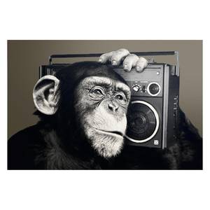 Tableau déco Schimpanse Monkey II Taupe