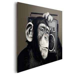 Bild Schimpanse Monkey II Taupe