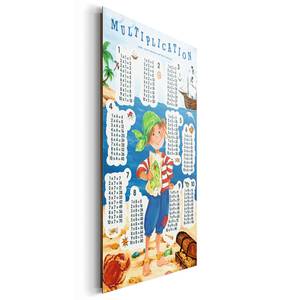 Bild Grundschule Multicolor - Holzwerkstoff - Papier - 60 x 90 x 2 cm