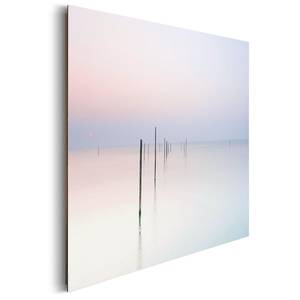 Bild Stiller See Silber - Holzwerkstoff - Papier - 90 x 60 x 2 cm