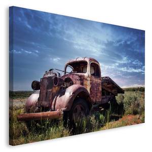 Bild Autowrack Pickup Multicolor - Holzwerkstoff - Papier - 118 x 70 x 2 cm