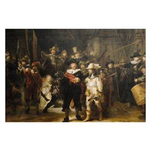 Bild Rembrandt Multicolor - Holzwerkstoff - Papier - 90 x 60 x 2 cm