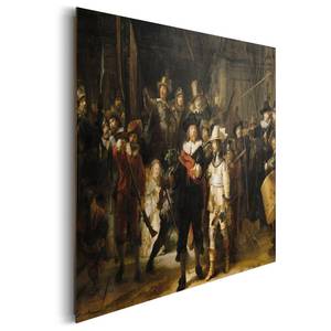 Tableau déco Rembrandt Multicolore - Bois manufacturé - Papier - 90 x 60 x 2 cm