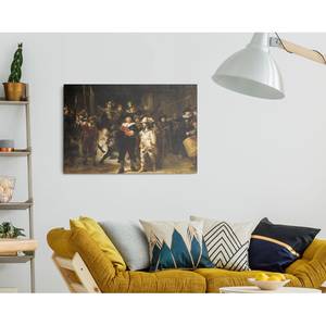 Tableau déco Rembrandt Multicolore - Bois manufacturé - Papier - 90 x 60 x 2 cm