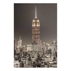 Afbeelding New York III Zwart - Plaatmateriaal - Papier - 60 x 90 x 2 cm