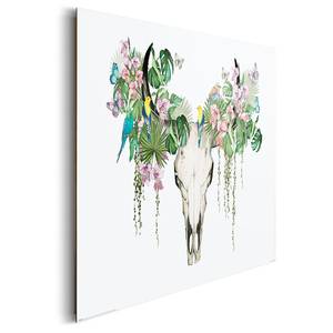 Afbeelding Tropic Skull Groen - Plaatmateriaal - Papier - 90 x 60 x 2 cm