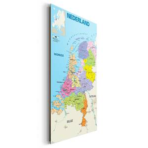 Afbeelding Nederland Meerkleurig - Plaatmateriaal - Papier - 60 x 90 x 2 cm