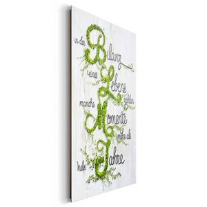 Afbeelding Levensmoment Groen - Plaatmateriaal - Papier - 60 x 90 x 2 cm