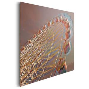 Bild Riesenrad I Multicolor - Holzwerkstoff - Papier - 90 x 60 x 2 cm