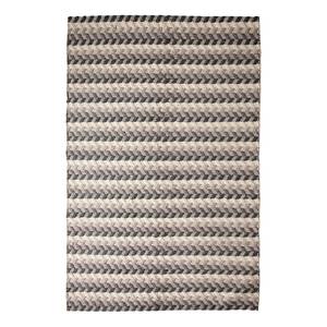 Tapis Rio Orosi Tissu mélangé - Beige / Gris - 160 x 230 cm