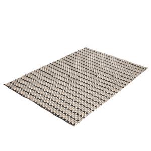 Tapis Rondonia Tissu mélangé - Beige / Gris - 160 x 230 cm