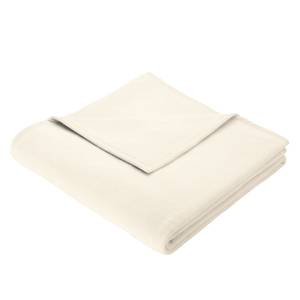 Plaid Colour Cotton Uni Geweven stof - Crème