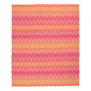 Plaid Sunny Side Tissu - Corail