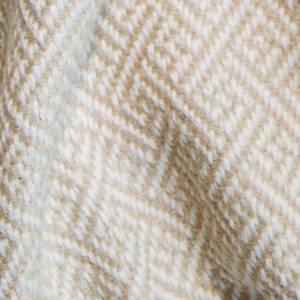 Plaid Soft Impression Linearis Webstoff - Beige