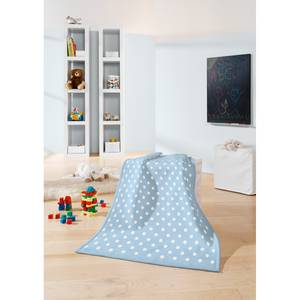 Plaid Sweet Dots Geweven stof - Pastelblauw