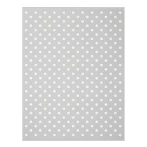 Plaid Sweet Dots Tissu - Gris clair